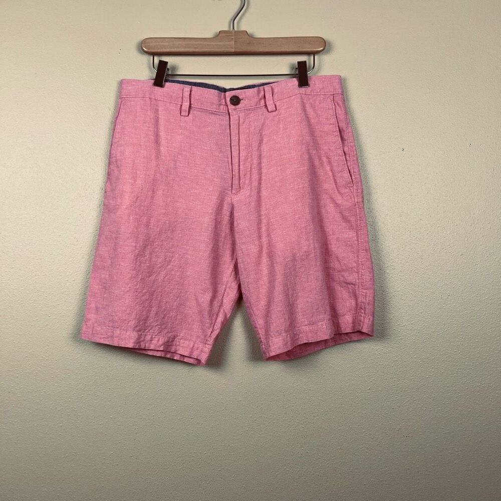 Banana Republic Shorts Men Pockets Linen Cotton